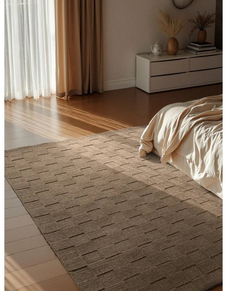 Barna kézi szövésű gyapjú szőnyeg 120x170 cm Scala – Villeroy&amp;Boch