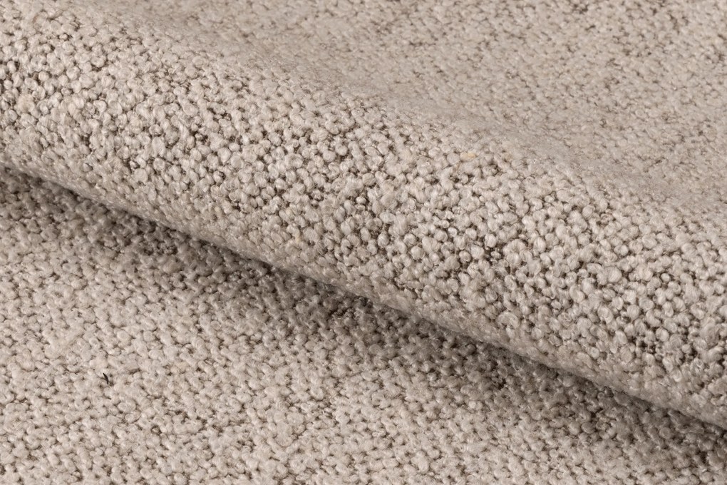 MAZZONI EXPORT NELA Bézs Latte (Monza 60 szövet)/bézs lábak - MODERN BOUCLÉ KÁRPITOZOTT FORGÓSZÉK BOHO STÍLUSÚ NAPPALIBA/ÉTKEZŐBE/IRODÁBA