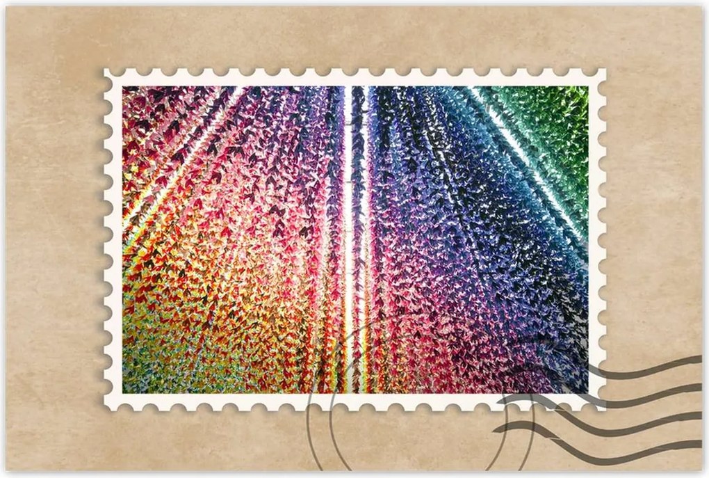 Poszterek 60x40 Többszínű origami