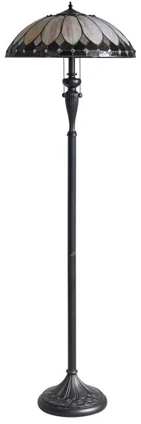 Endon 63972 - Tiffany BROOKLYN állólámpa 2xE27/60W/230V átm. 50 cm