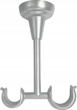 Dupla konzol 25mm Mennyezeti Fém Tartozékok fém függönykarnishoz