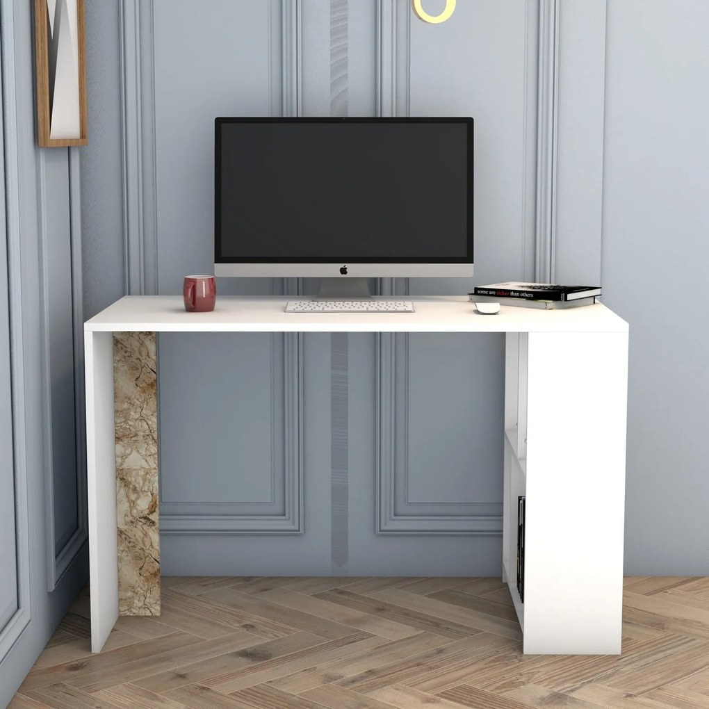 Íróasztal Lima - Fehér Marble