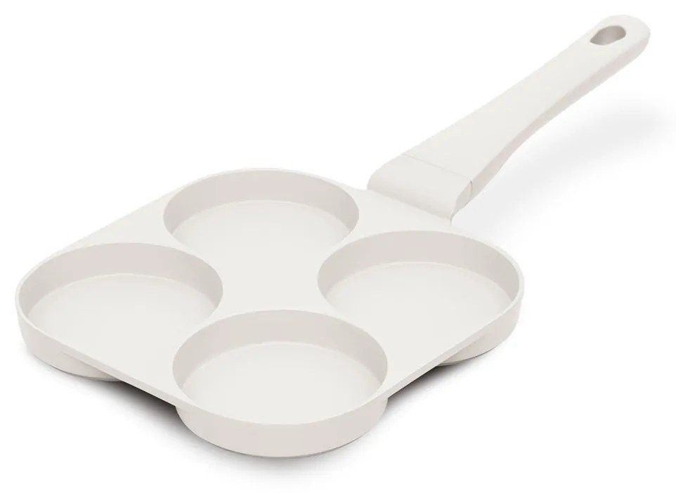 Berlinger Haus indukciós tapadásmentes 4 lyukú hamburgersütő 20 cm matt krém Sahara Collection