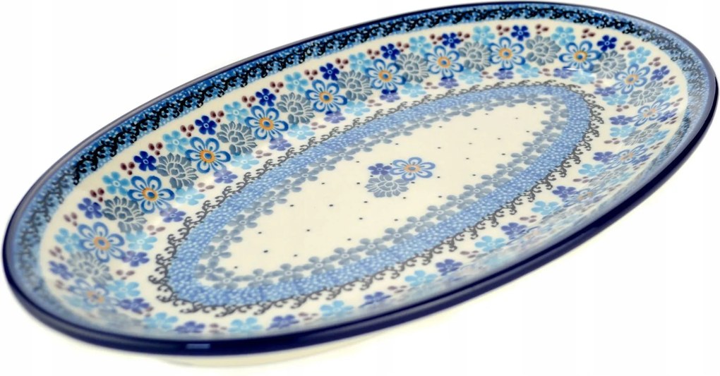 Ovális tál 29,5/18cm Ceramika Artystyczna Bolesławiec