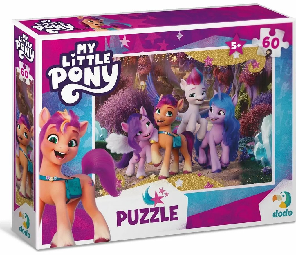 Dodo Puzzle My Little Pony: Az elvarázsolt erdőben, 60 darab