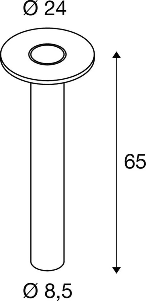 SLV 1007237 I-RING Modern Kültéri Állólámpa Antracit LED IP65