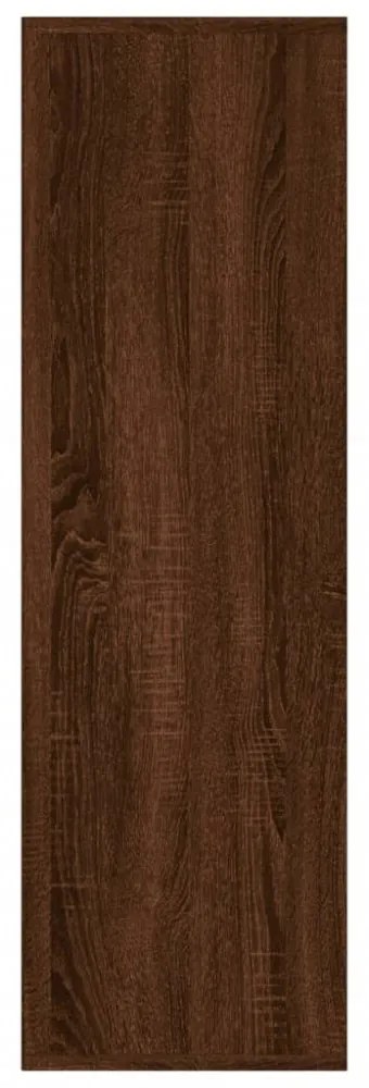 barna tölgy színű könyvszekrény 98 x 29 x 97,5 cm