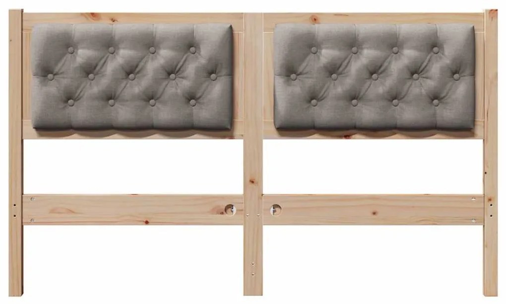 Fejtámla Egyéb Barna és taupe 140 cm Tömör fenyőfa