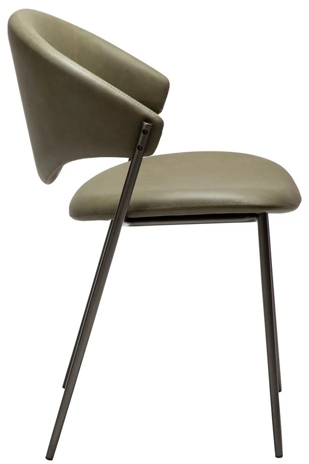 Khaki bőrutánzat étkezőszék Zone – DAN-FORM Denmark