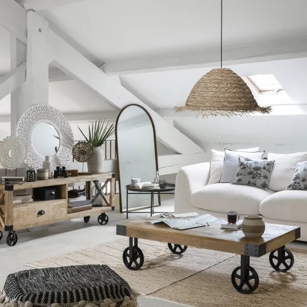 Atmosphera - Csillár zsinóron SEA VIEW 1xE27/40W/230V nád