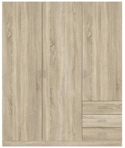 GAYA Gardróbszekrény Tölgy Színben 146 cm.