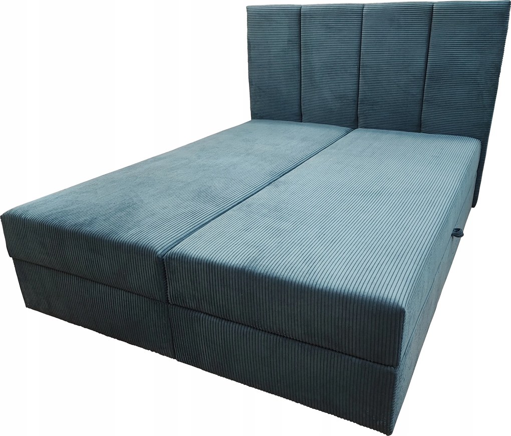 Kontinentális Ágy Tárolóval Bonell Dream Matrac Panelek Kordbársony