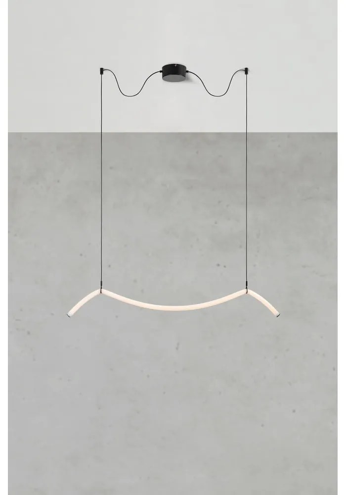 Fekete-fehér LED függőlámpa Melt – Markslöjd