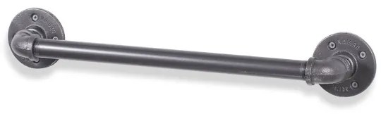 Törölközőtartó BORURAF 7x47 cm szürke