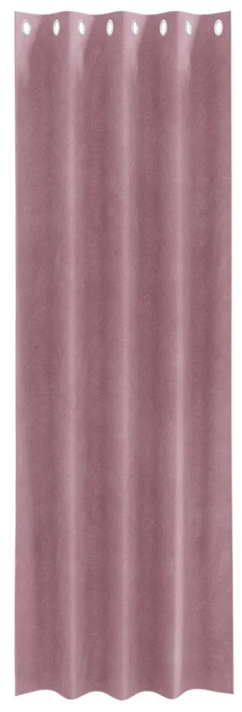 Függönyök 2 pcs Sötét rózsaszín 140 x 245 cm Bársony