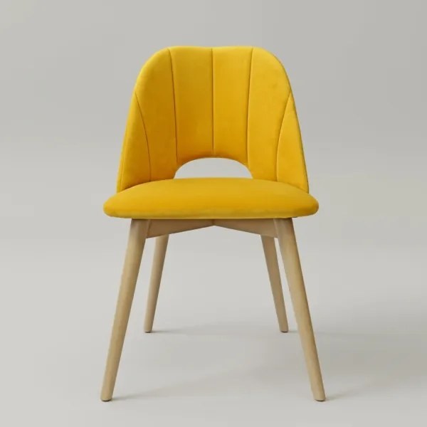 THEO étkezőszék sárga színben