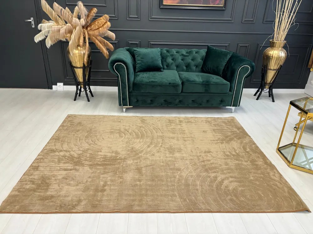 Salerno 3664 bézs shaggy szőnyeg 120x170 cm