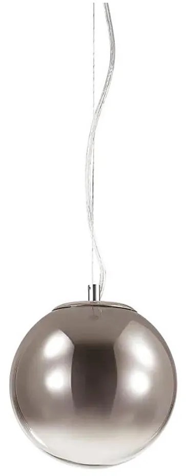 Ideal Lux - Csillár zsinóron MAPA 1xE27/42W/230V átm. 20 cm szürke/füstös