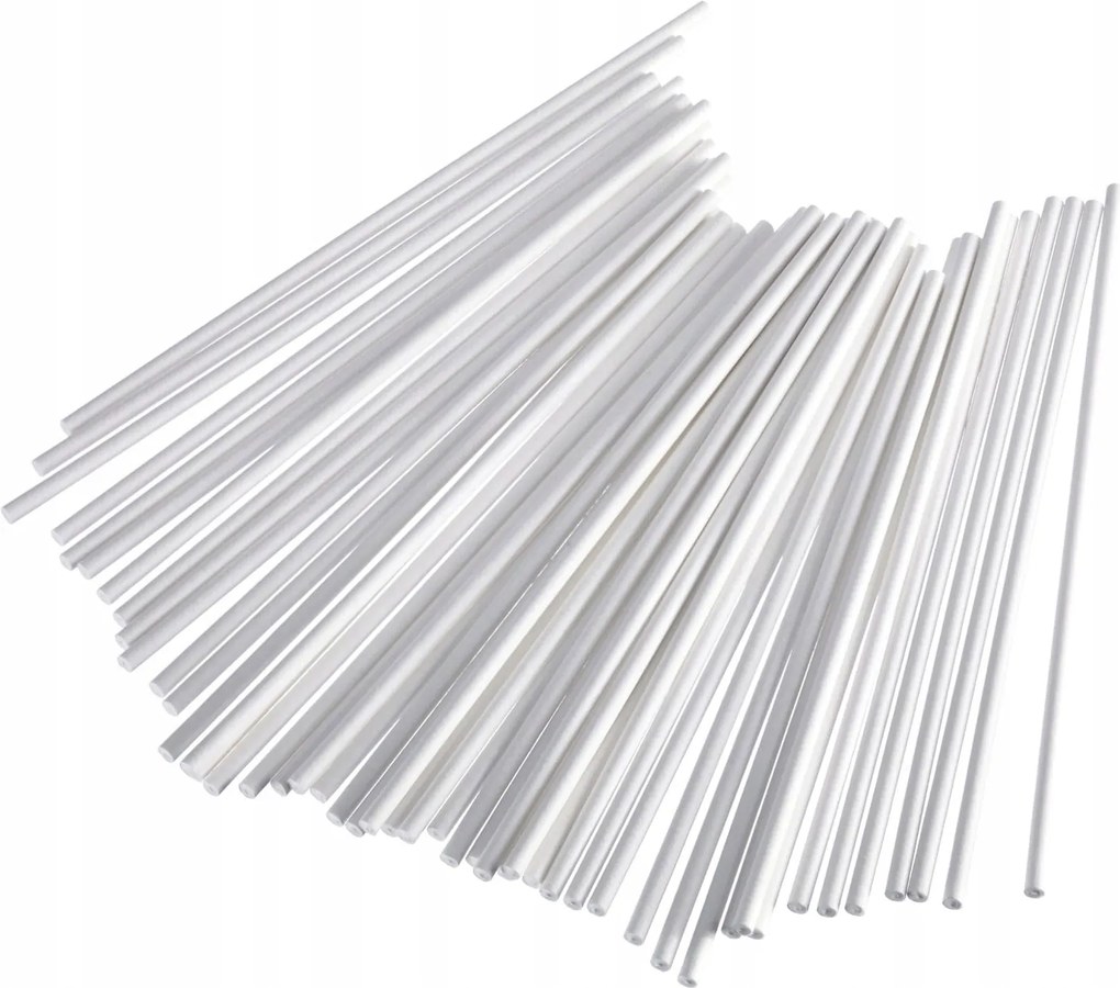 48 db CakePop pálcika, 15 cm, fehér