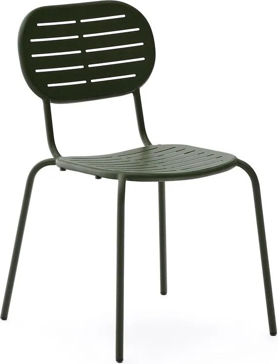Sötétzöld fém kerti szék Brai – Kave Home