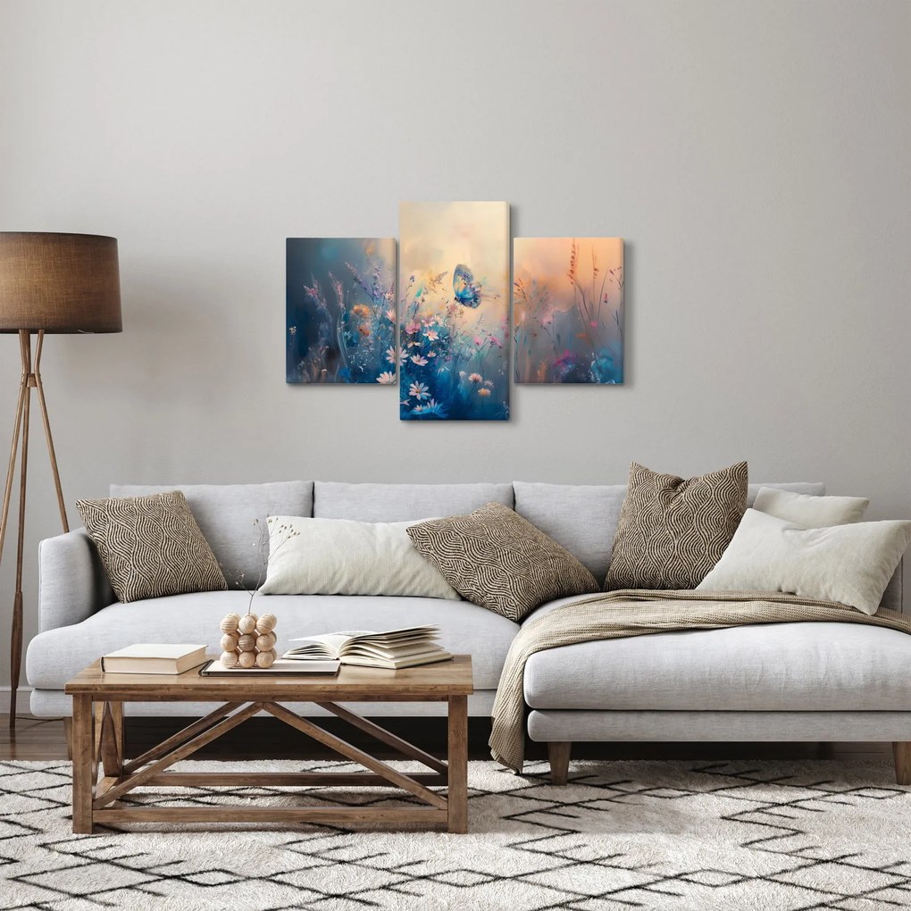 Kép - Rét pillangóval (90x60 cm)