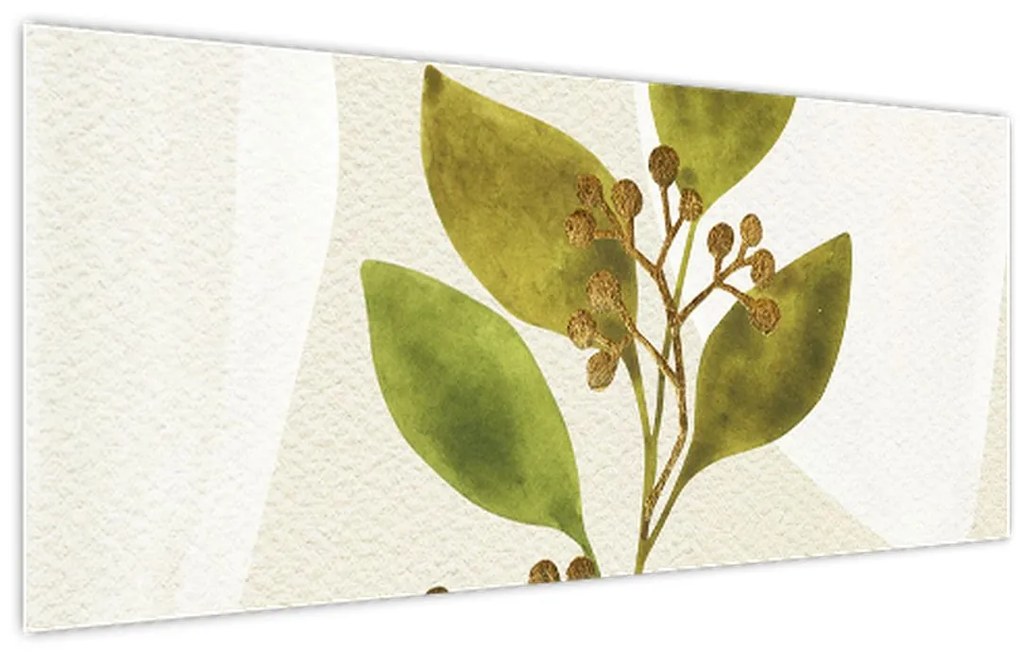 Kép - Akvarell ág N⁰1 (120x50 cm)