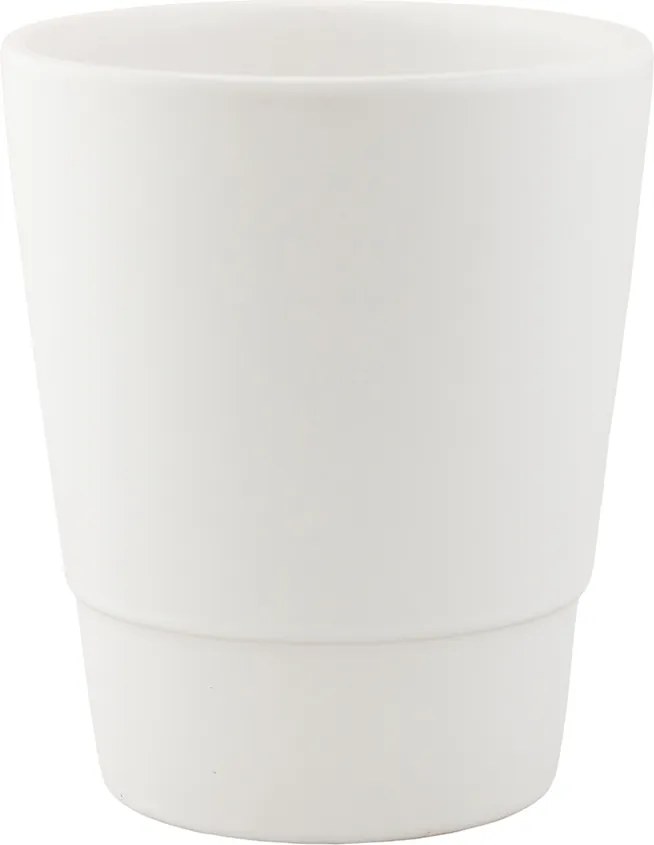 Virágtartó Fehér orchideákhoz Kerámia átm. 13cm