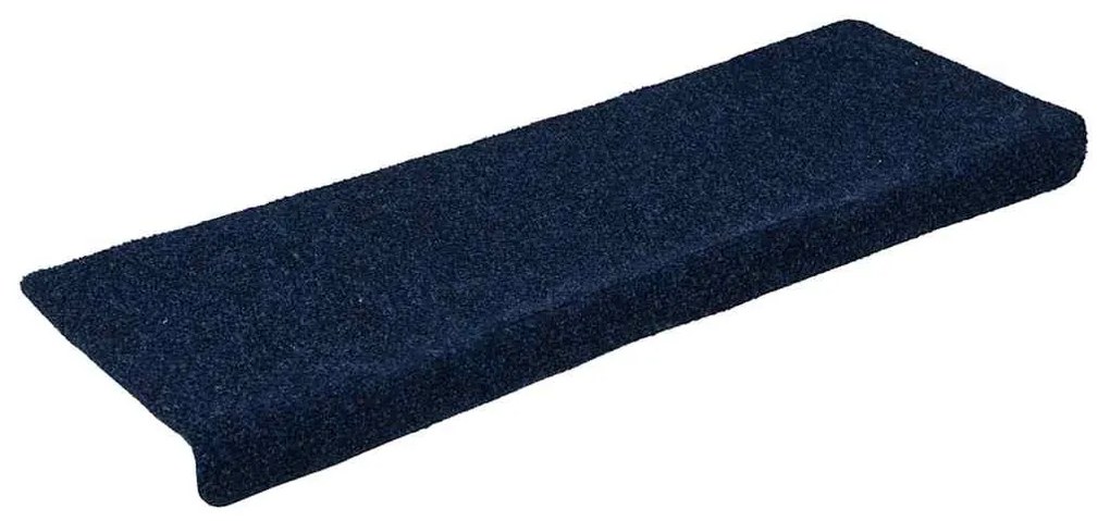 öntapadós lépcsőszőnyegek 30 db 65 x 21 x 4 cm sötétkék téglalap alakú széllel