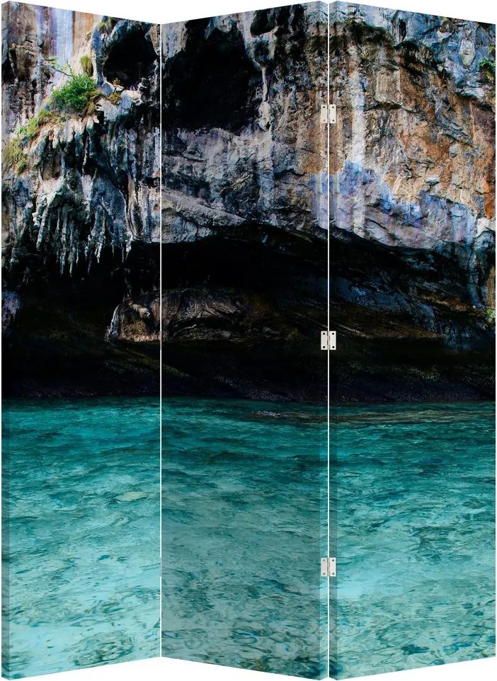 Paraván - A víz és a sziklák (126x170 cm)