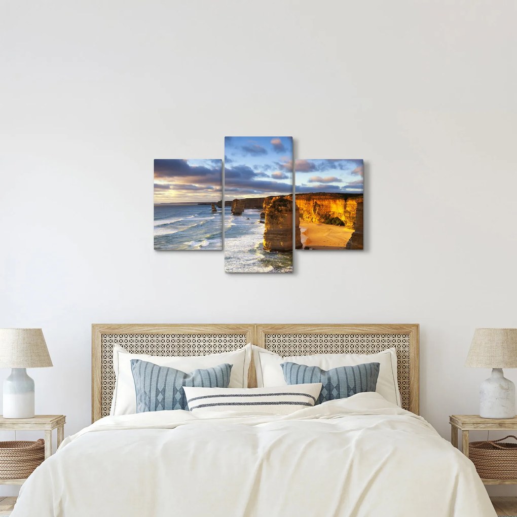 A tengeri sziklák képe (90x60 cm)