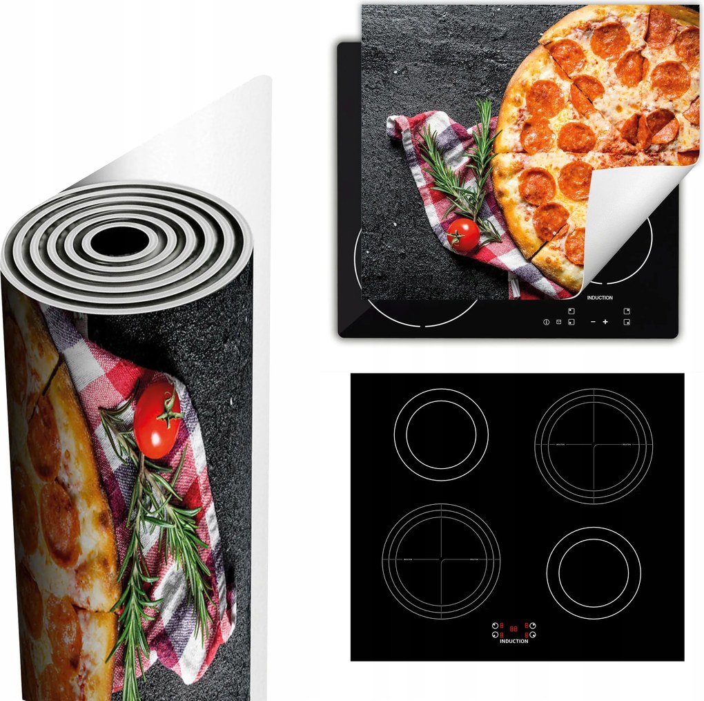 Tűzhelyvédő Szőnyeg Több Hely 60x52 Pizza