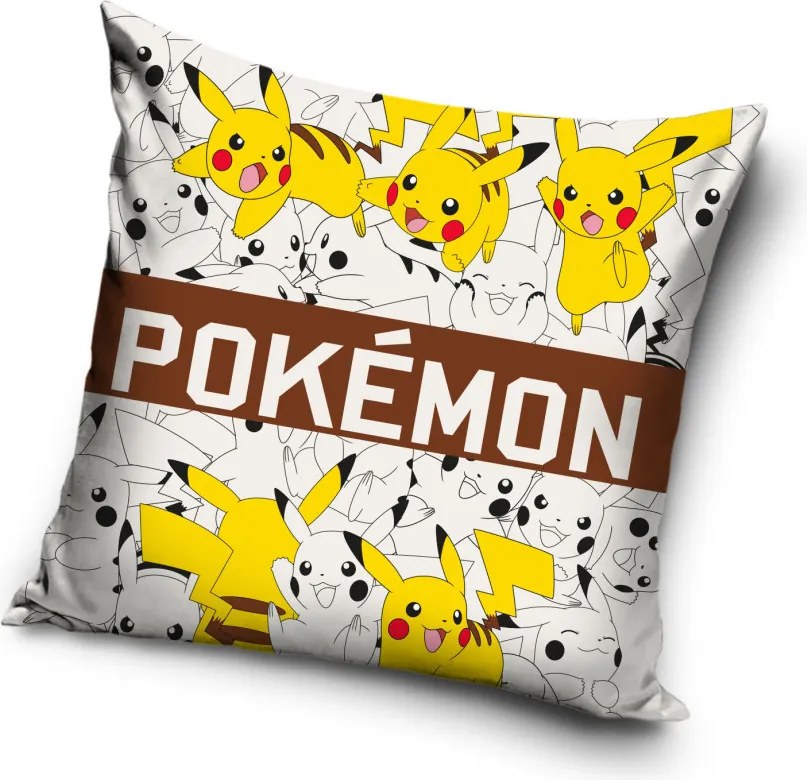 Pokémon PikaPal párnahuzat 40x40 cm Velúr