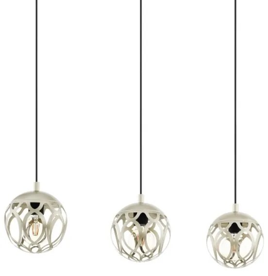 Eglo 99072 - Csillár zsinóron MIRTAZZA 3xE27/60W/230V