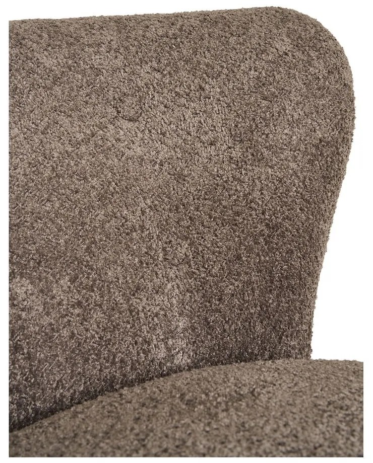 Barna buklé fotel Covelo – House Nordic