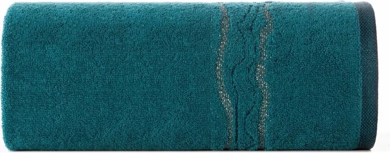 Törölköző 50x90 Karin türkiz sötét 500g/m2