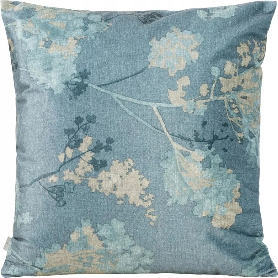 Párnahuzat Andy 40x40 kék gally retro dekorációs