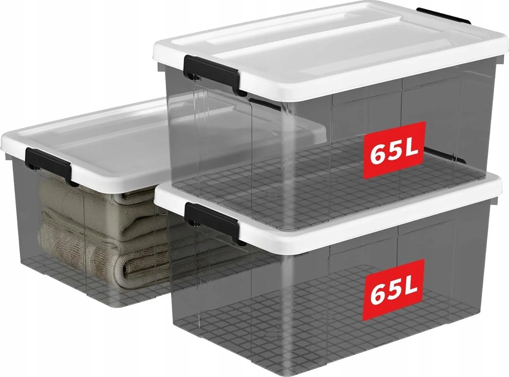 Cetomo Tároló Doboz 65L 3 Db