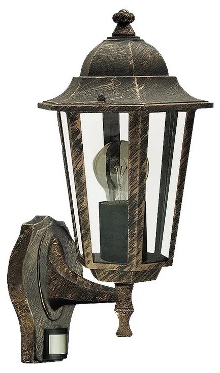 Rabalux 8218 - Kültéri fali lámpa érzékelővel VELENCE 1xE27/60W/230V