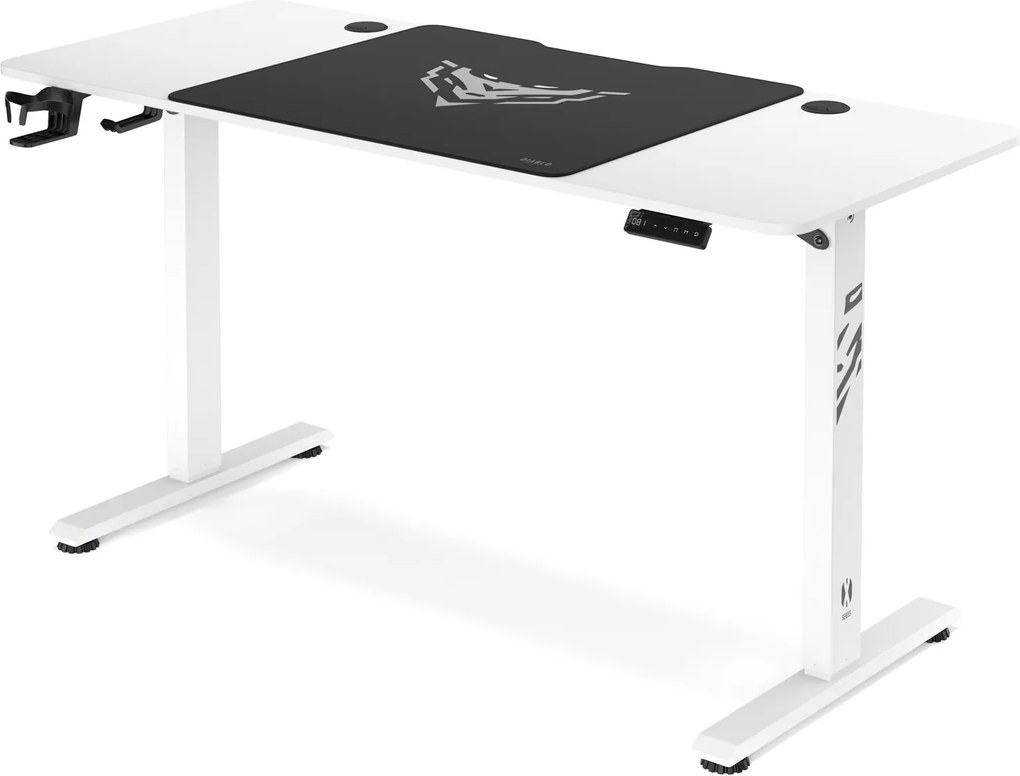 Magasságban állítható íróasztal 140 cm fehér: Diablo X-Tensio 1400
