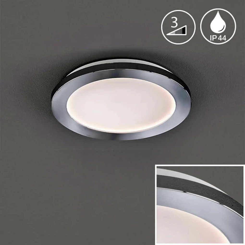 Fischer&Honsel Gotland 21174 Süllyesztett mennyezeti lámpa 1x8.5W/LED 3000K 1100 lm IP44
