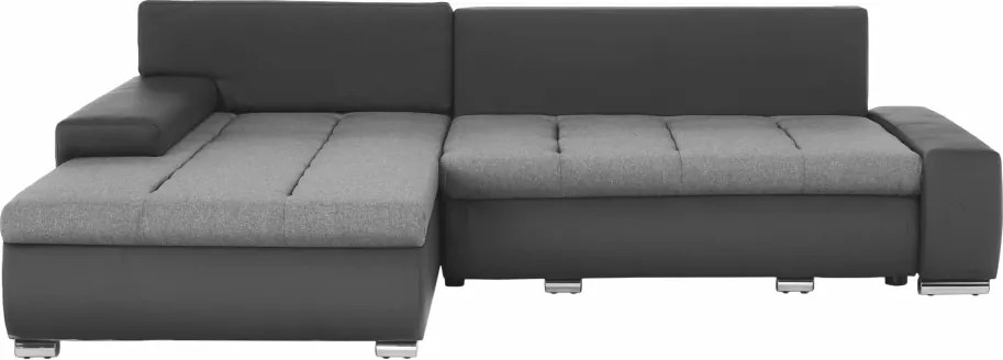 Sarokülőgarnitúra, szürke, TRAMP