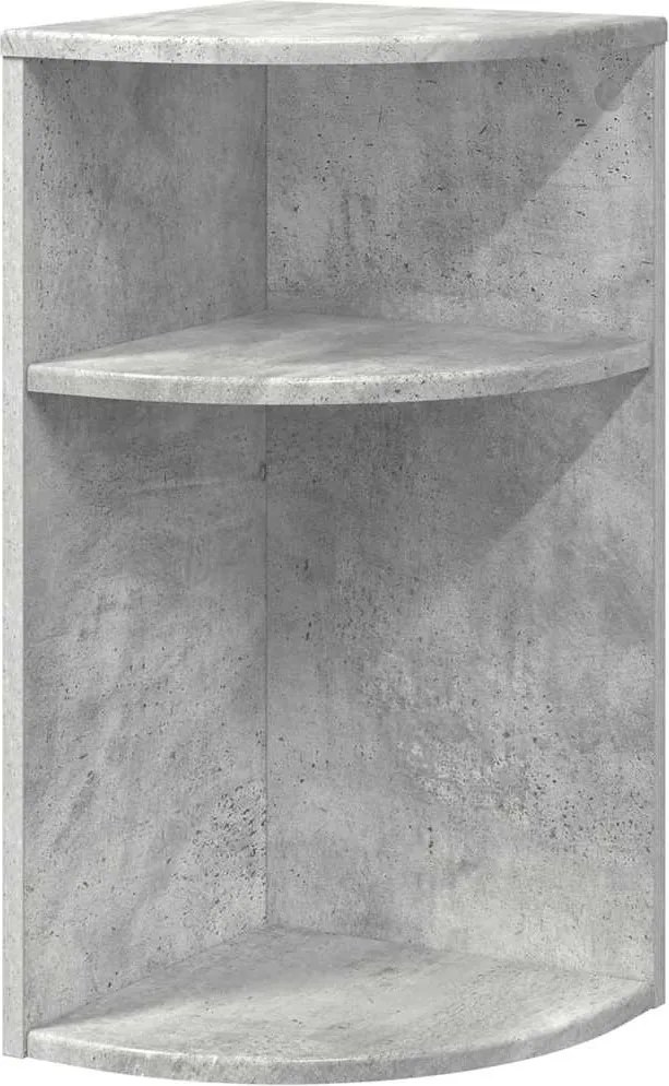 vidaXL Végasztal Beton Szürke 29,6 x 29,6 x 60 cm Faanyag