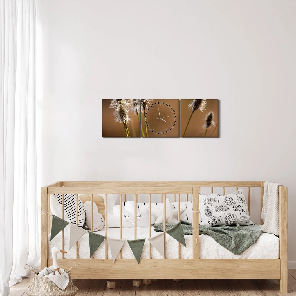 Kép - Fű (órával) (90x30 cm)