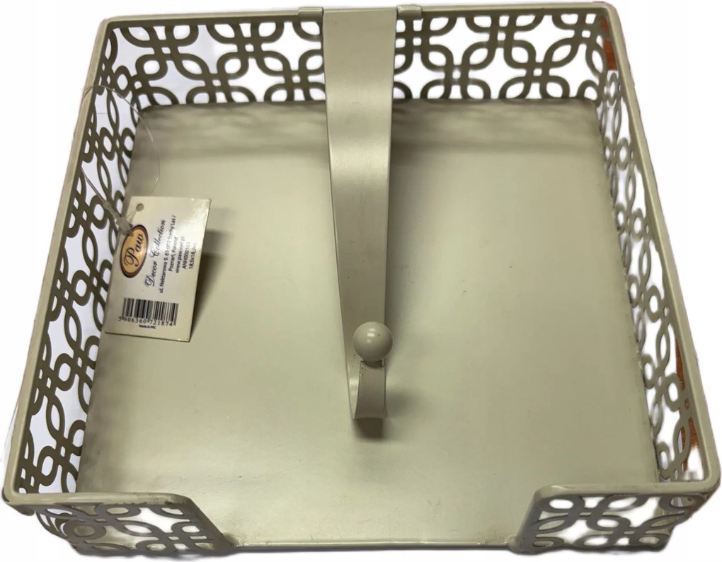 Szalvétatartó Paw Decor Rustico Cream 18,50 x 18,50 cm