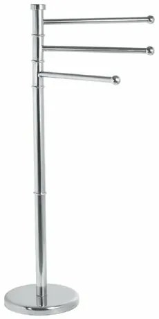 AQUALINE SB161 Samba törülközőtartó talppal, rozsdamentes acélból
