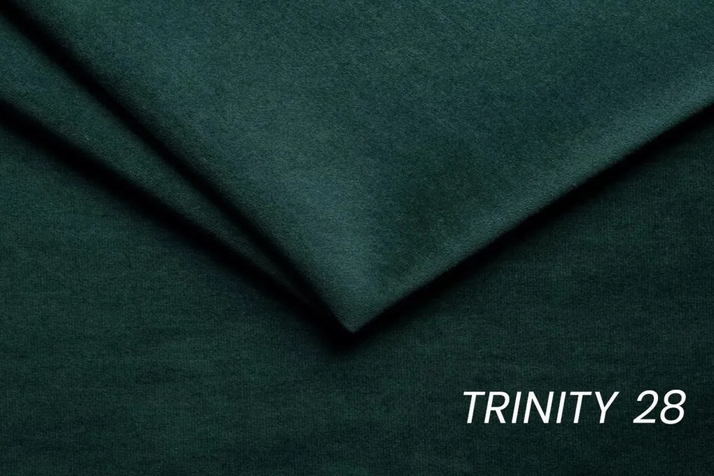 Laksaro sarokkinyitható kanapé, jobb oldali - Velúr Trinity 28 zöld