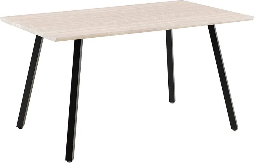 Catini LANDON Étkezőgarnitúra 6x szék + asztal, bézs/szürke