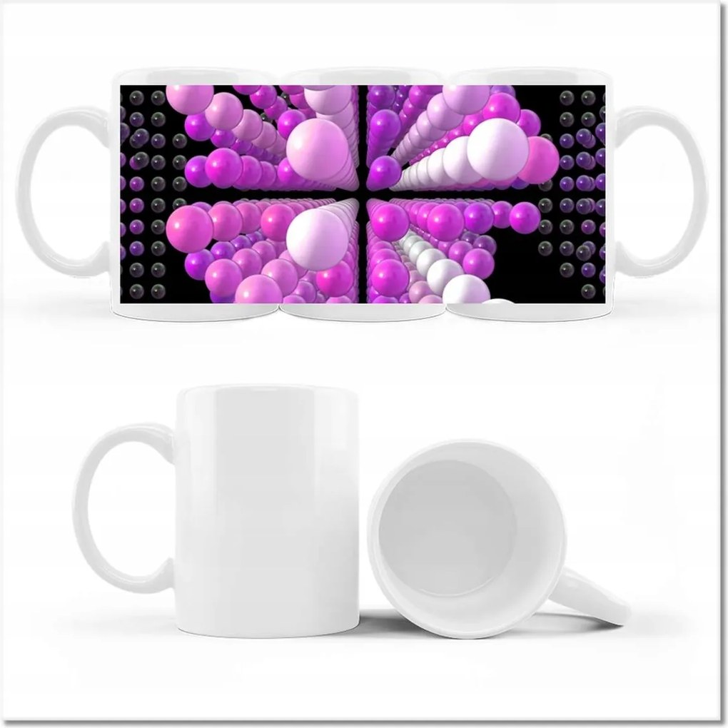 Fotó bögre Lila Mátrix