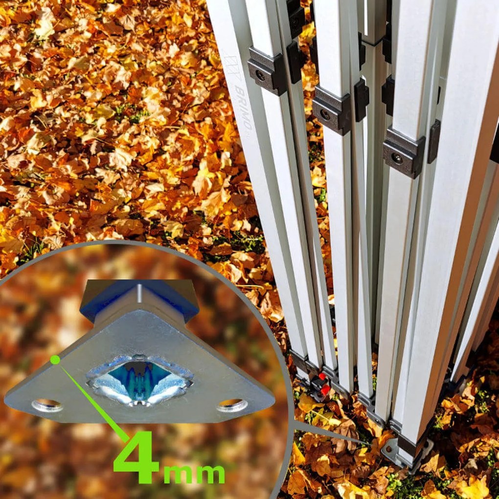 Zöldségparti sátor 3x4,5 m: Az Ön pihenőhelye és ünnepléseihez - falak nélkül - Kék