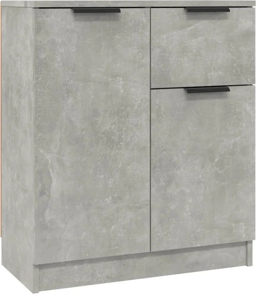 vidaXL 2 db fehér szerelt fa tálalóasztal 60 x 30 x 70 cm